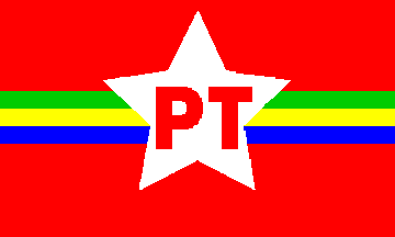Lula da Silva Campaign Flag 2002 (Brazil)